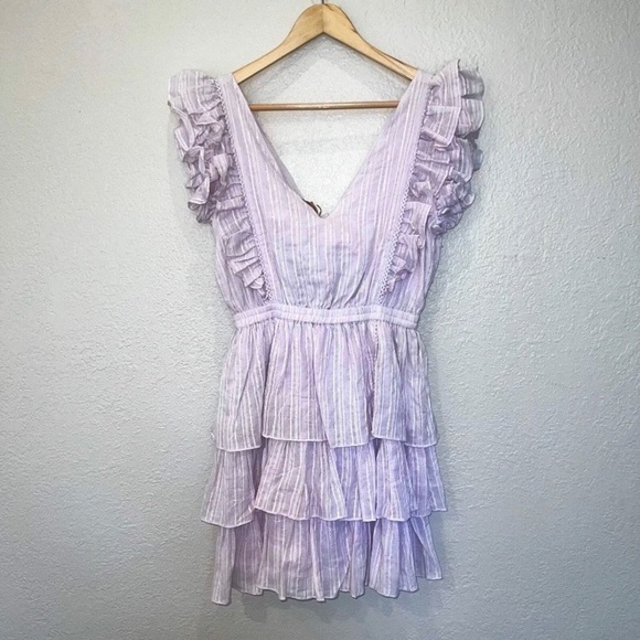 House of Harlow 1960 Lavender Mini dress - Picture 3 of 8